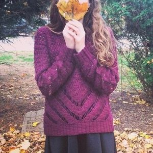 Maroon Forever 21 Knit Sweater (S)